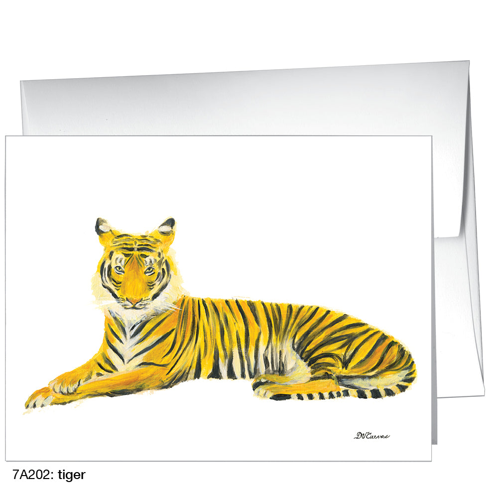 Tiger, Greeting Card (8365), A2, printedcanvas.com