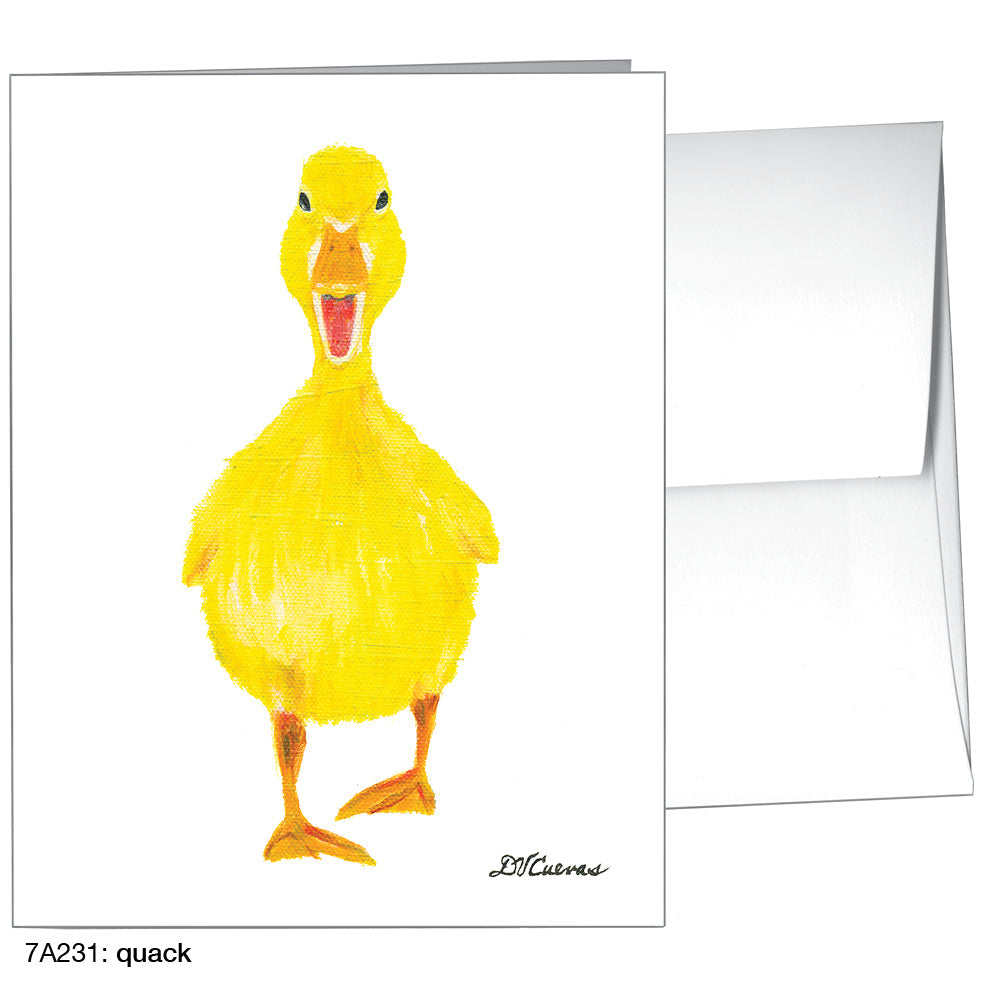 Quack, Greeting Card (8381), A2, printedcanvas.com