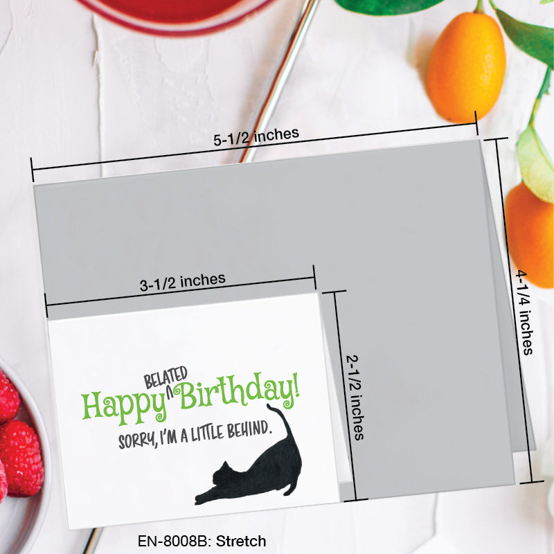 Stretch, Greeting Card (8008B), Enclosure, www.printedcanvas.com