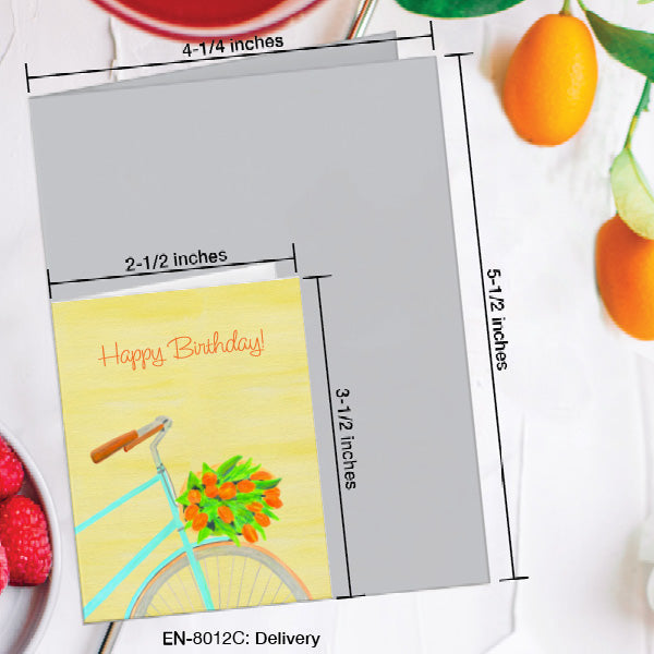 Delivery, Greeting Card (8012C), Enclosure, www.printedcanvas.com
