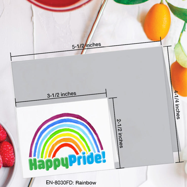 Rainbow, Greeting Card (#8030FD)