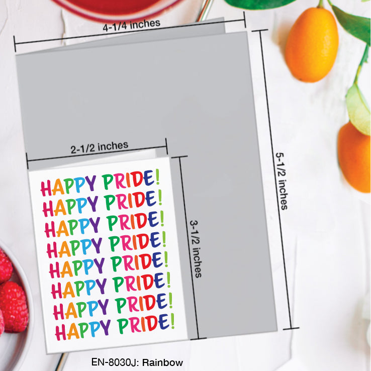 Rainbow, Greeting Card (#8030J)