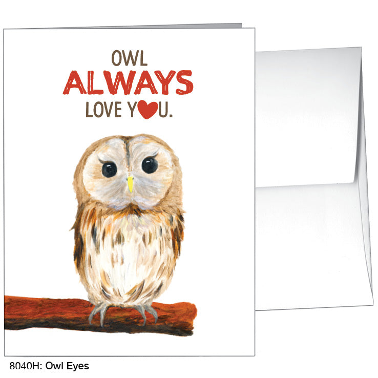 Owl Eyes, Greeting Card (8040H)