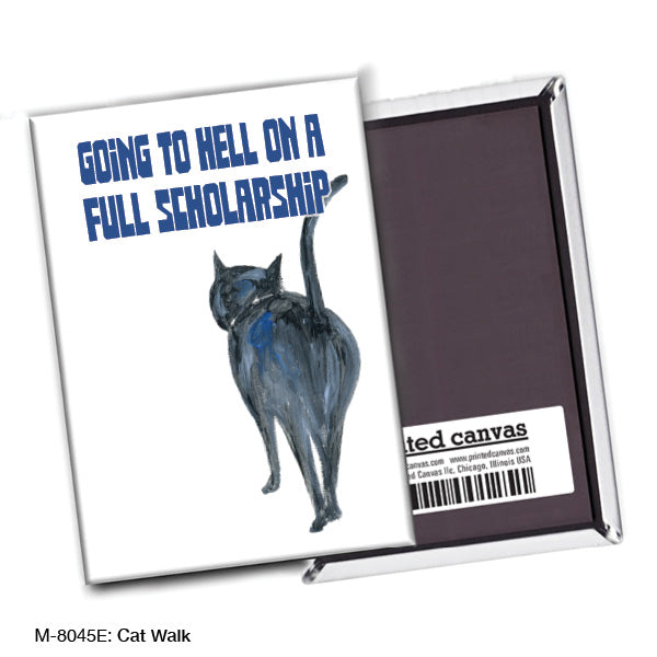 Cat Walk, Magnet (M-8045E), front, printedcanvas.com