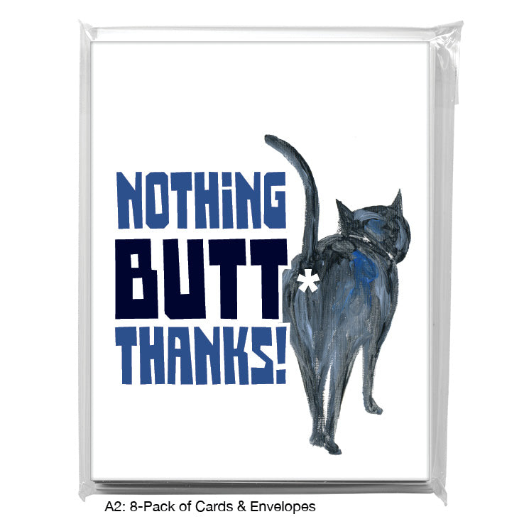 Cat Walk, Greeting Card (8045RA), A2 Card 8-Pack, www.printedcanvas.com