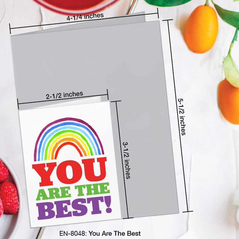 You Are the Best, Greeting Card (8048A), Enclosure Card, www.printedcanvas.com