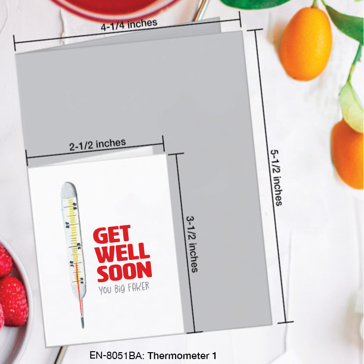 Thermometer 1, Greeting Card (8051BA), Enclosure, www.printedcanvas.com