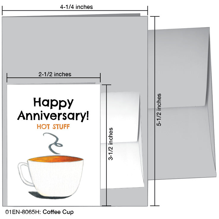 Coffee Cup, Greeting Card (8065H)