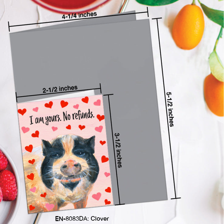 Clover, Greeting Card (#8083DA)