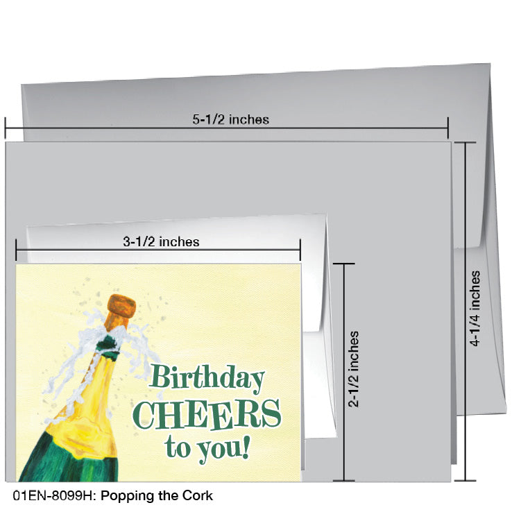 Popping the Cork, Greeting Card (8099H)
