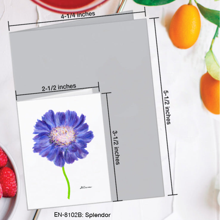 Splendor, Greeting Card (8102B), Enclosure Card, www.printedcanvas.com