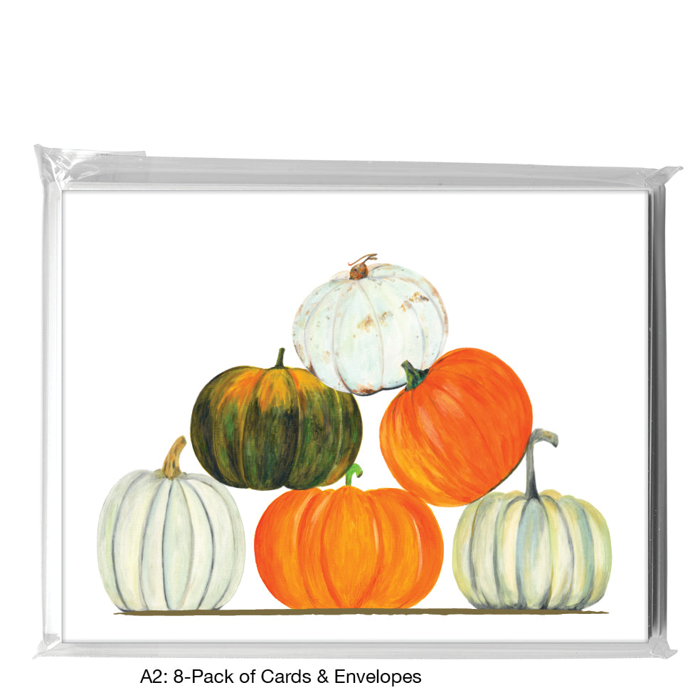 Pumpkins, Greeting Card (8104)