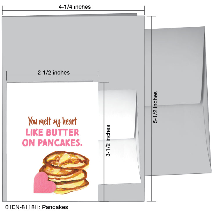 Pancakes, Greeting Card (#8118H)