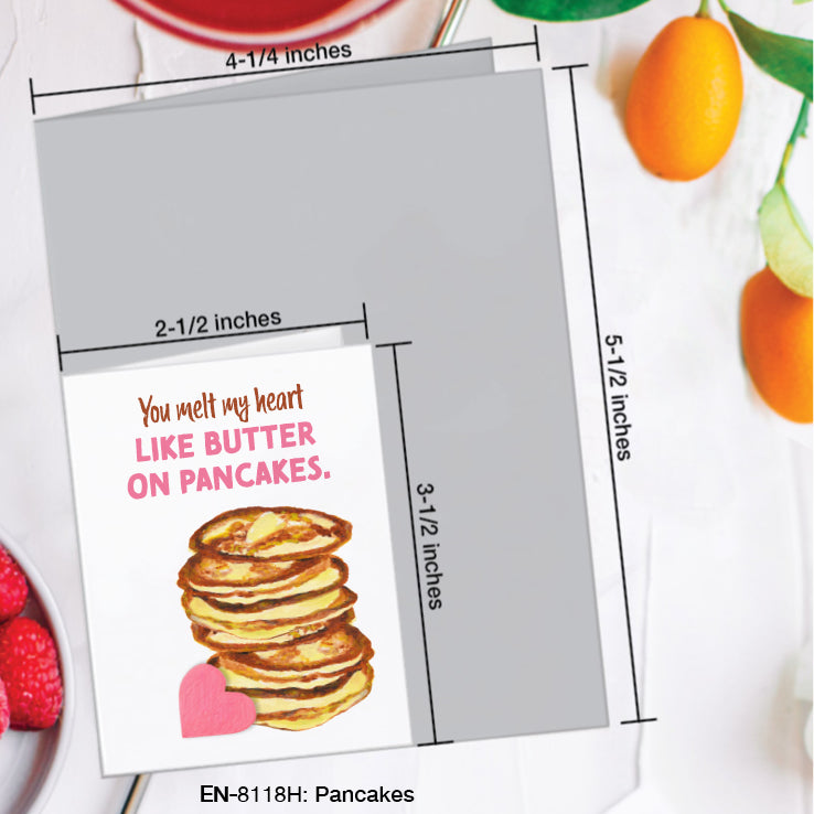 Pancakes, Greeting Card (#8118H)