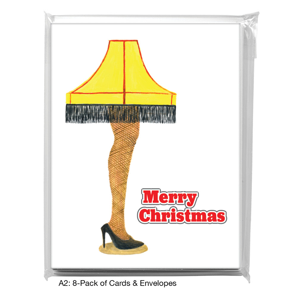 Leg Lamp, Greeting Card (8120A)