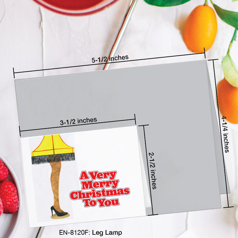 Leg Lamp, Greeting Card (8120F), Enclosure Card, www.printedcanvas.com