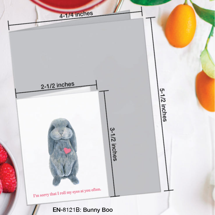 Bunny Boo, Greeting Card (#8121B)