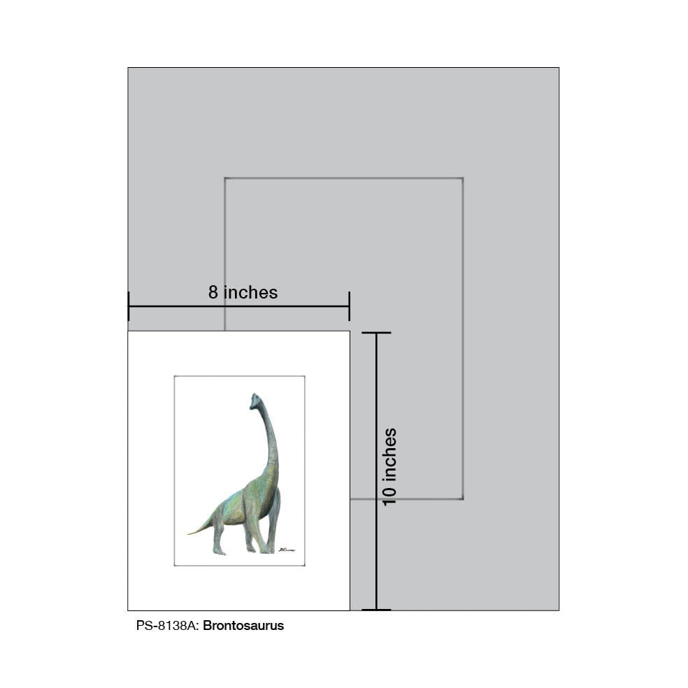 Brontosaurus, Print (#8138A)