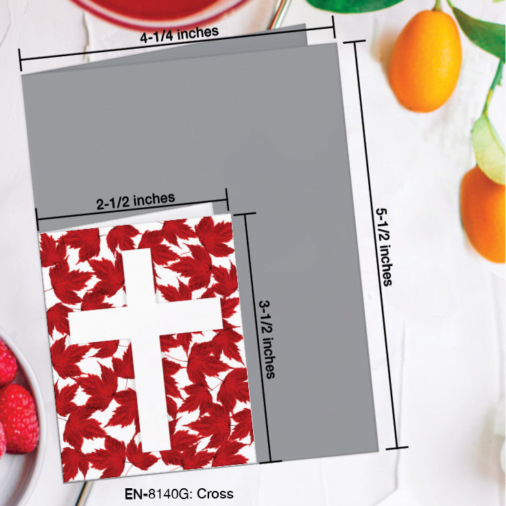 Cross, Greeting Card (8140G), Enclosure Card, www.printedcanvas.com