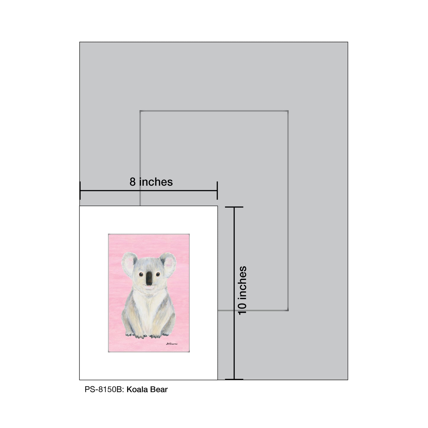 Koala Bear, Print (#8150B)