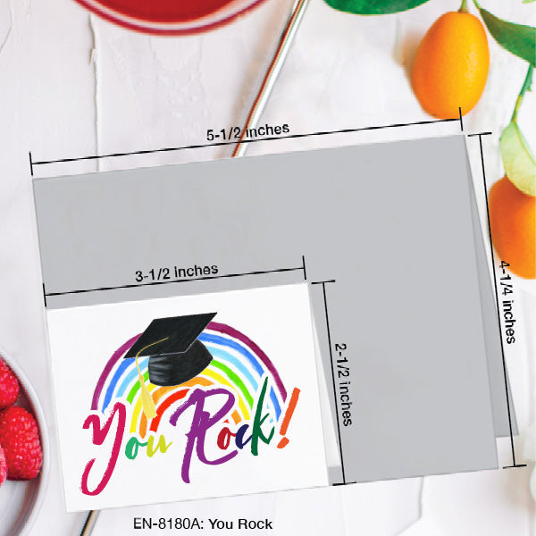 You Rock, Greeting Card (8180A), Enclosure, www.printedcanvas.com