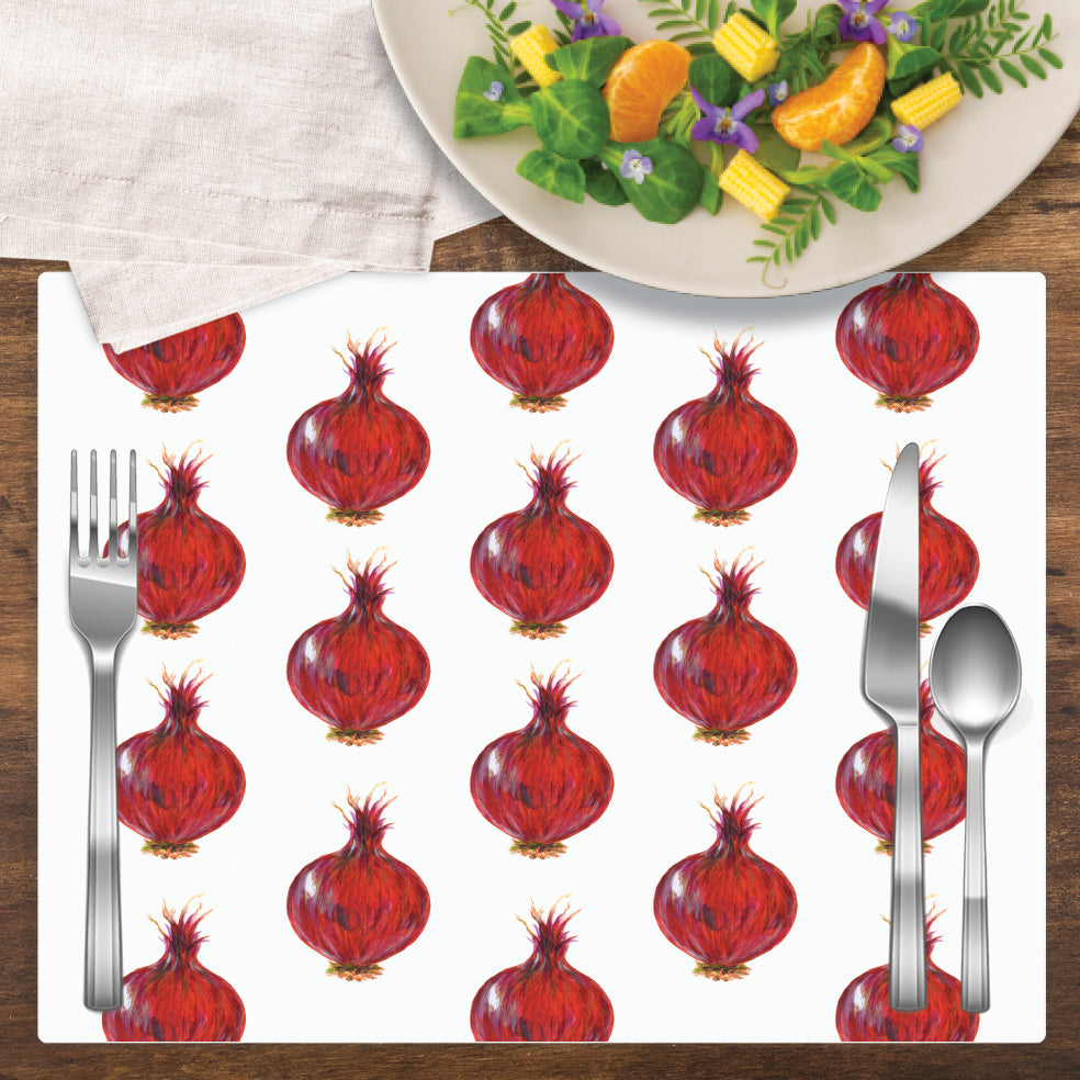 Red Onion, Vinyl Placemat (PMT-8204B)