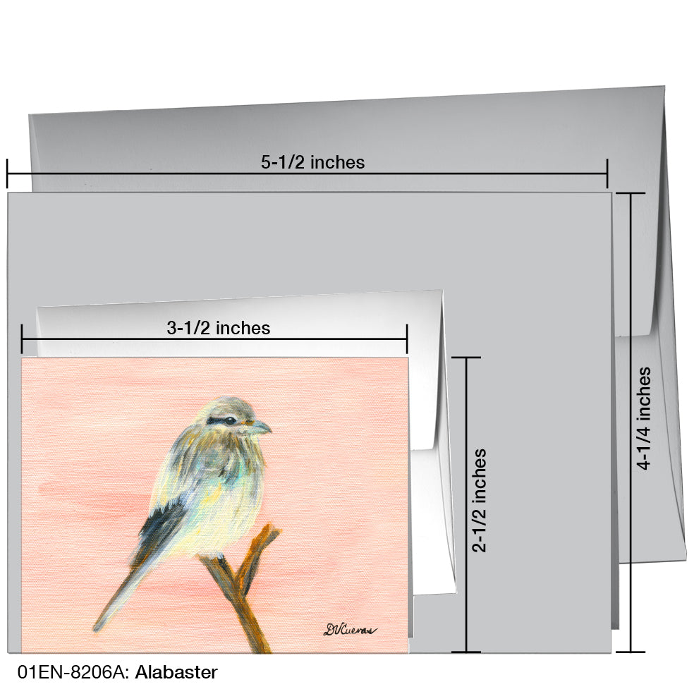 Alabaster, Greeting Card (8206A), Enclosure Card, www.printedcanvas.com