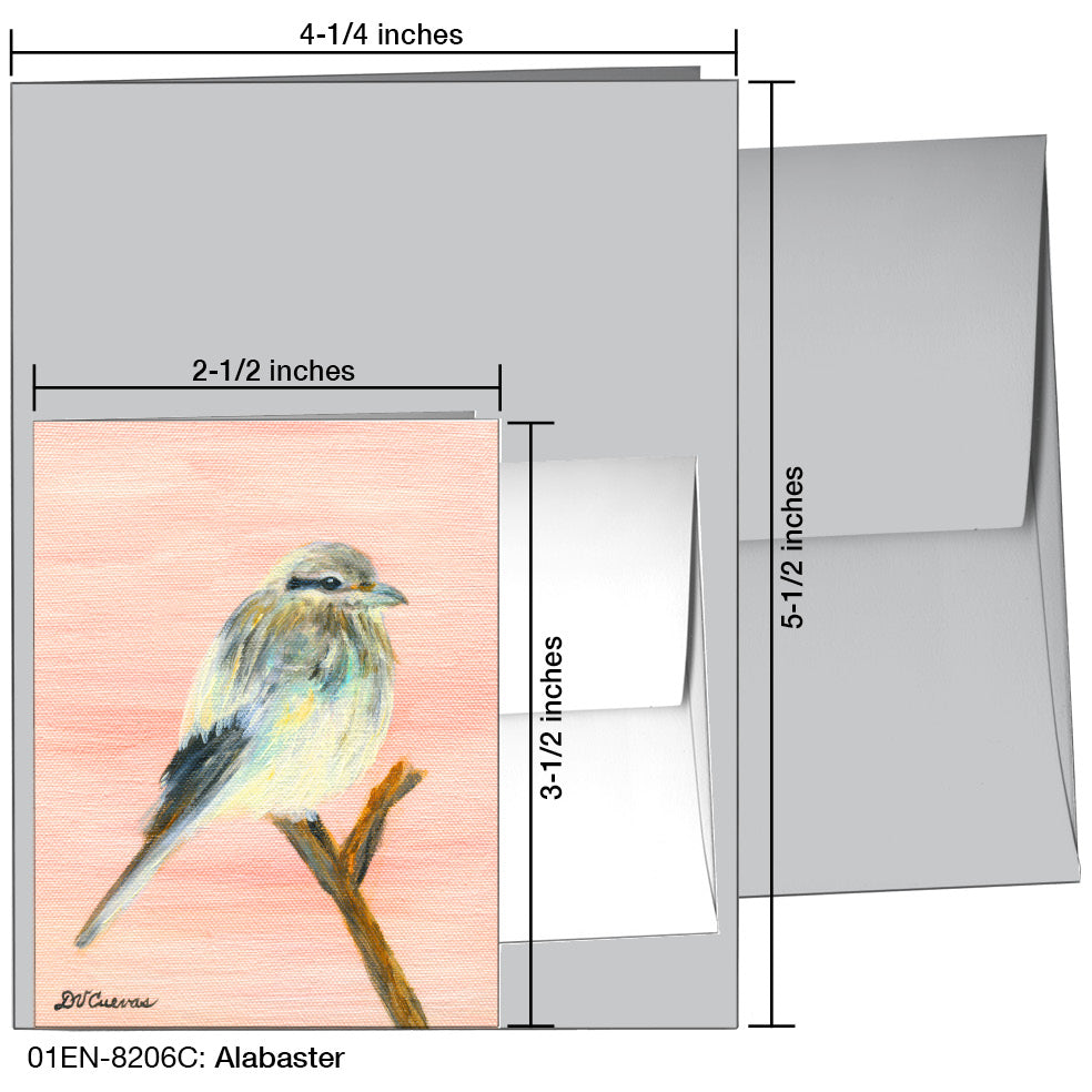 Alabaster, Greeting Card (8206C), Enclosure, printedcanvas.com