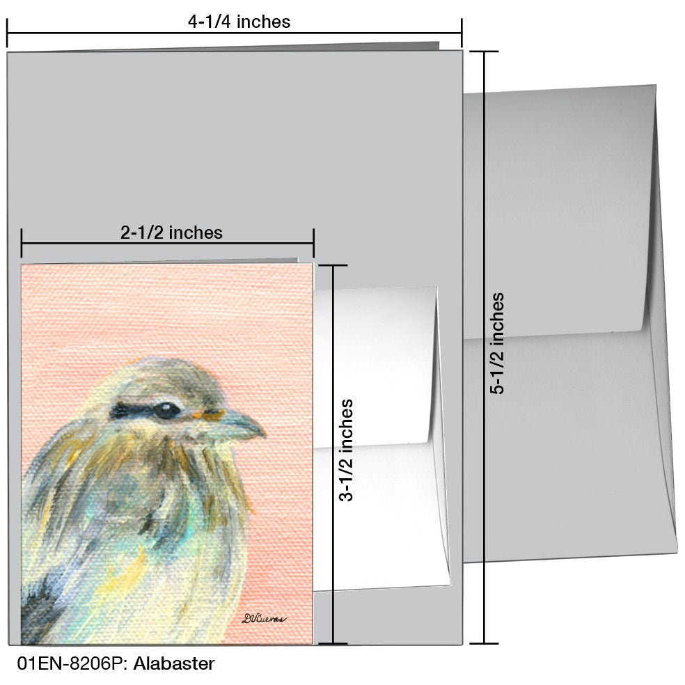 Alabaster, Greeting Card (8206P), Enclosure, printedcanvas.com