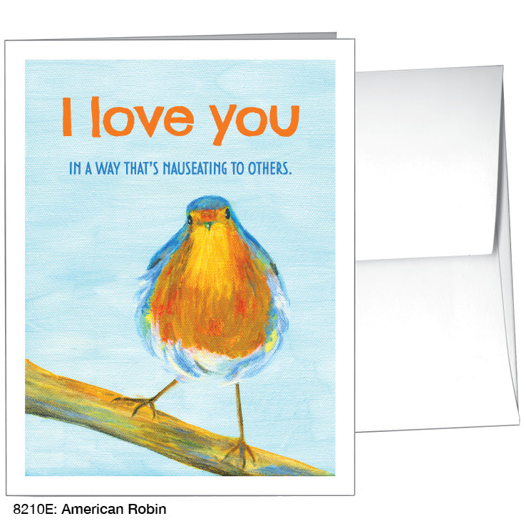 American Robin, Greeting Card (8210E)