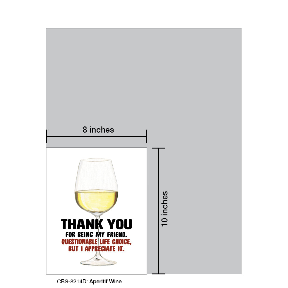 Aperitif Wine, Card Board (8214D)