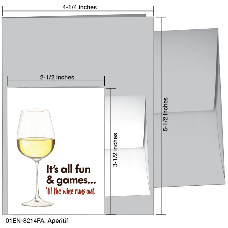 Aperitif, Greeting Card (#8214FA)