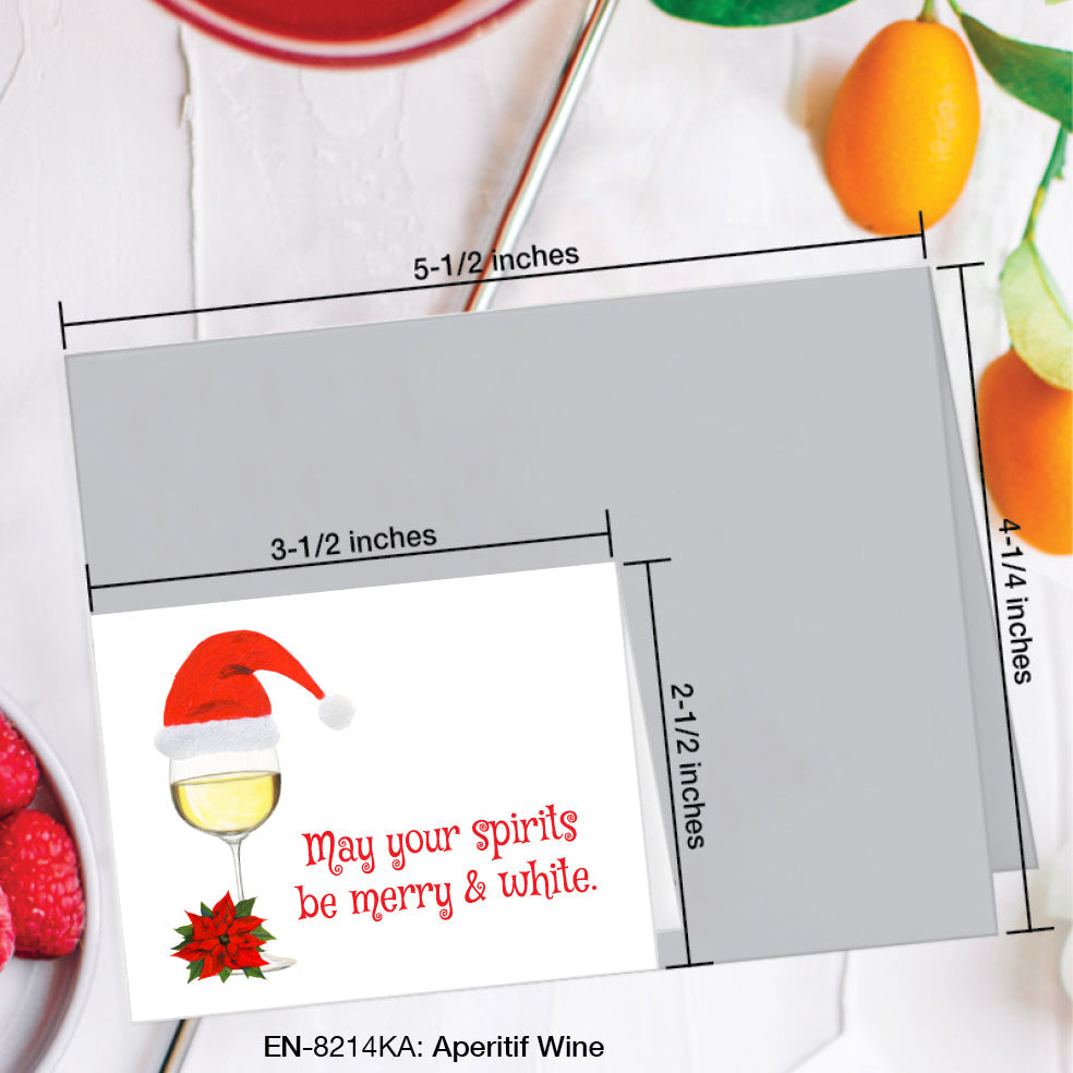 Aperitif Wine, Greeting Card (#8214KA)