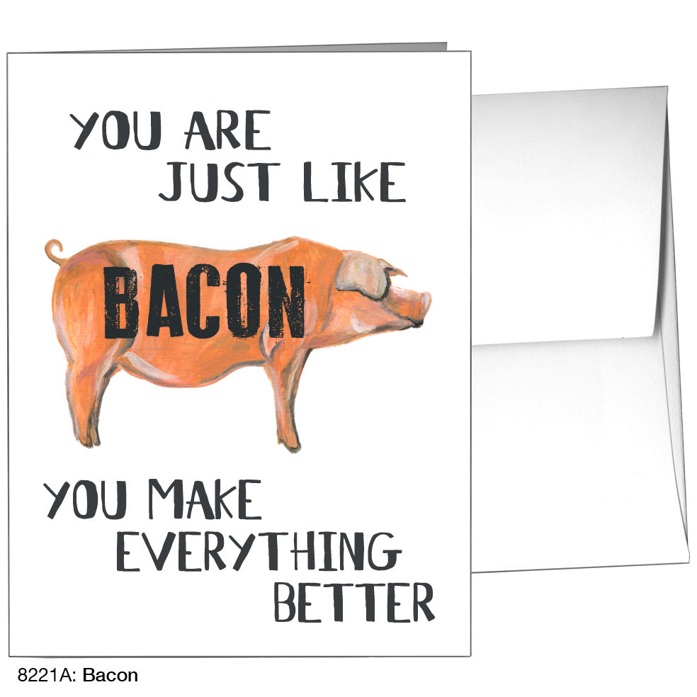 Bacon, Greeting Card (8221A), A2, printedcanvas.com