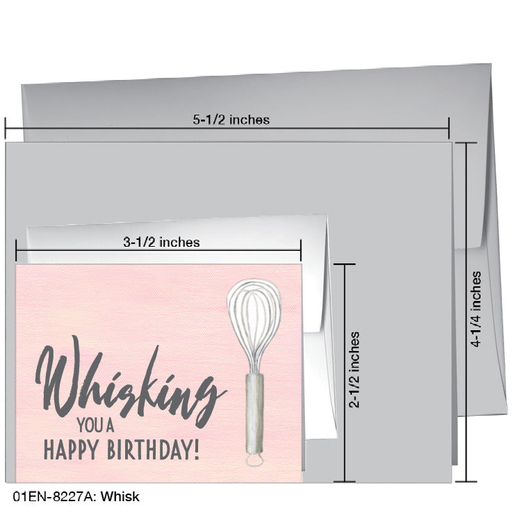Whisk, Greeting Card (8227A), Enclosure Card, www.printedcanvas.com