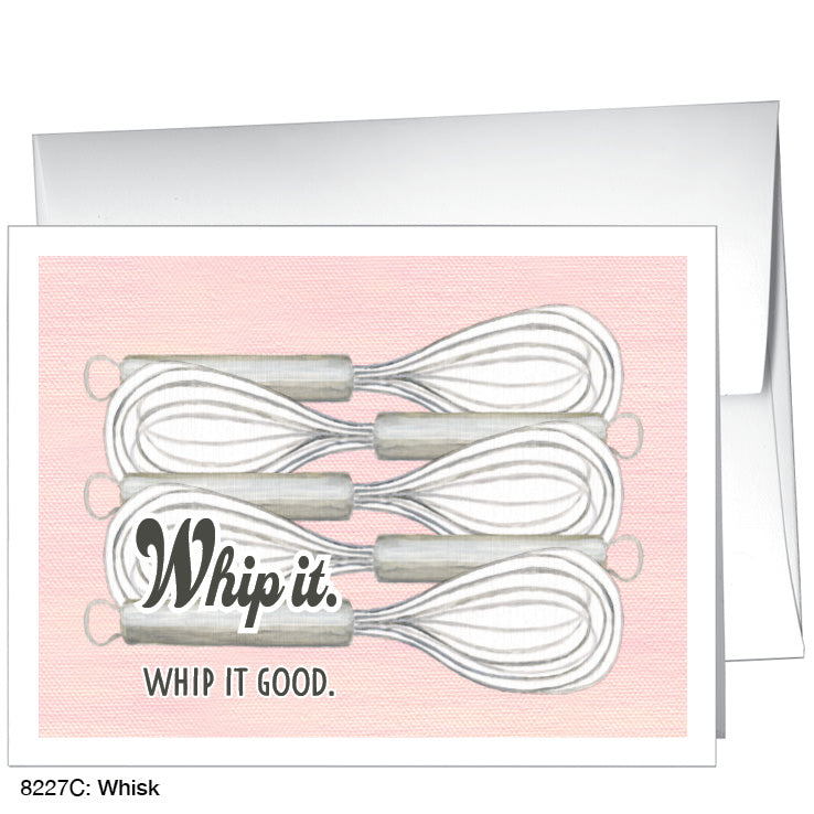 Whisk, Greeting Card (#8227C), A2 Card Front, www.printedcanvas.com