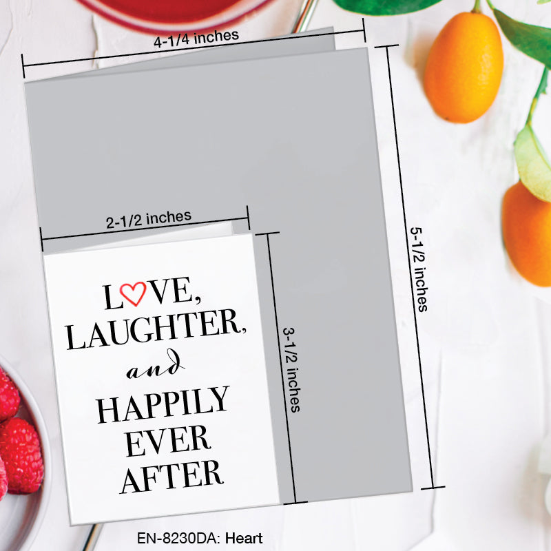 Heart, Greeting Card (8230DA), Enclosure, www.printedcanvas.com