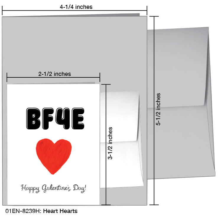 Heart Hearts, Greeting Card (#8239H)