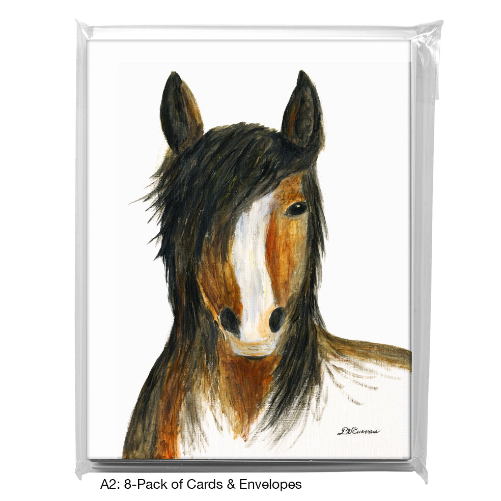 Bangs, Greeting Card (8242A), A2 Card 8-Pack, www.printedcanvas.com