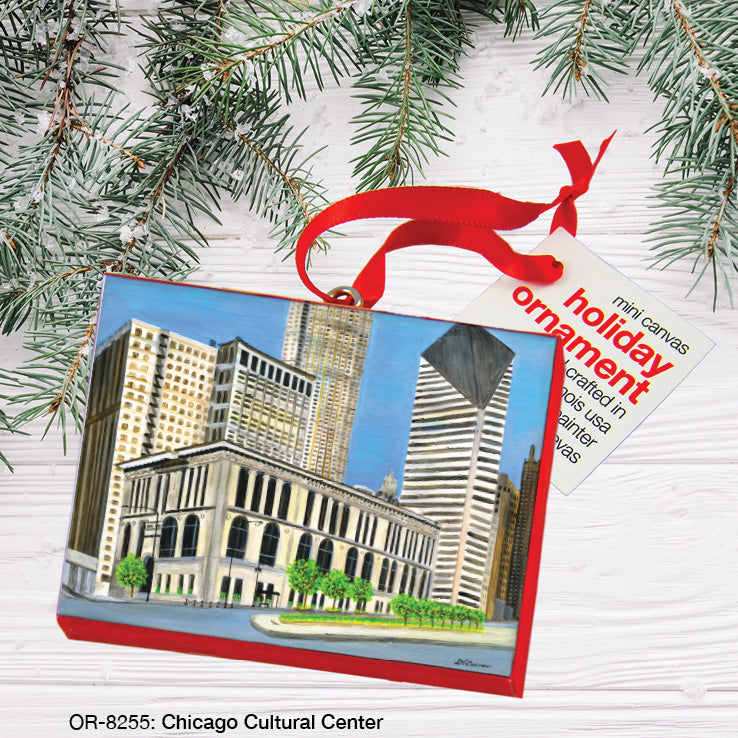 Chicago Cultural Center, Ornament (OR-8255), Front, printedcanvas.com