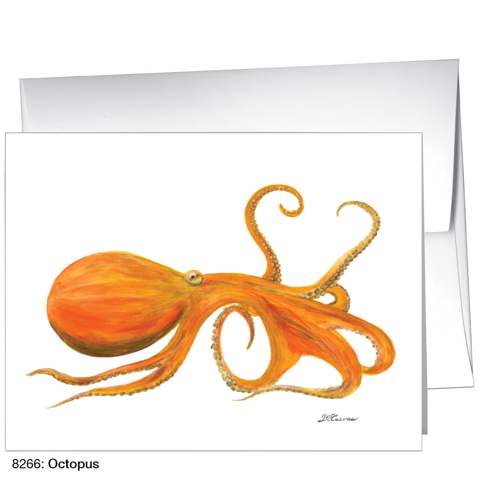 Octopus, Greeting Card (8266), A2, printedcanvas.com