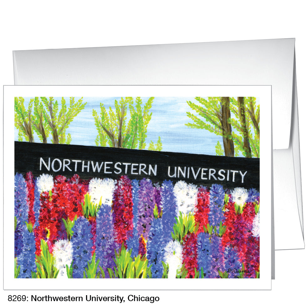 Northwestern University, Chicago, Greeting Card (8269), A2, printedcanvas.com