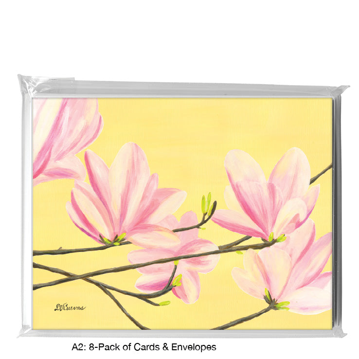 Pink Magnolias, Greeting Card (8271F)