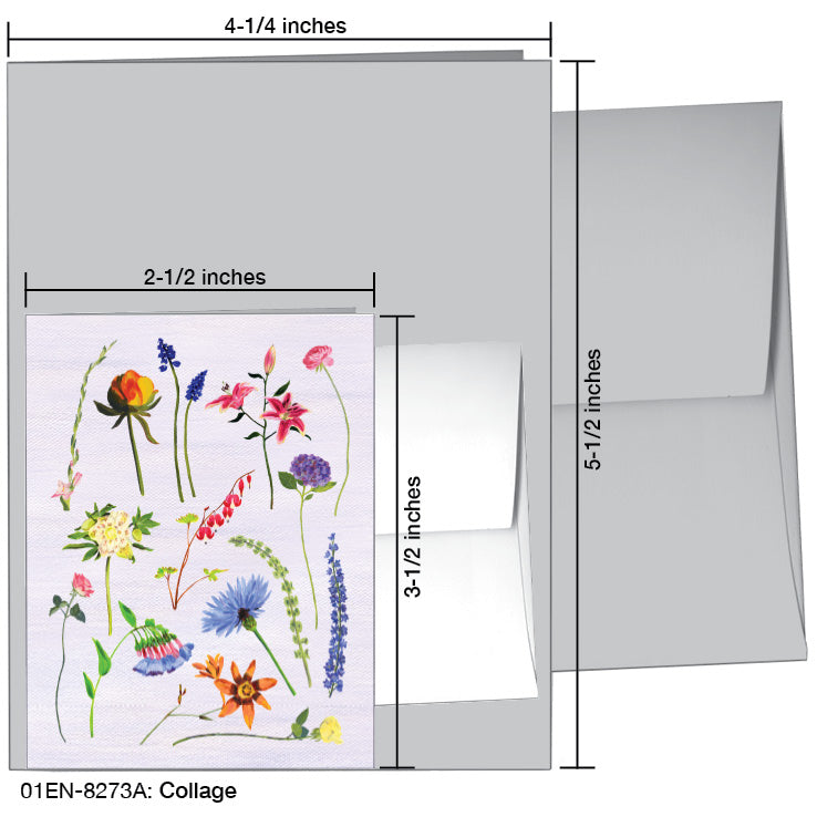 Collage, Greeting Card (8273A), Enclosure, www.printedcanvas.com