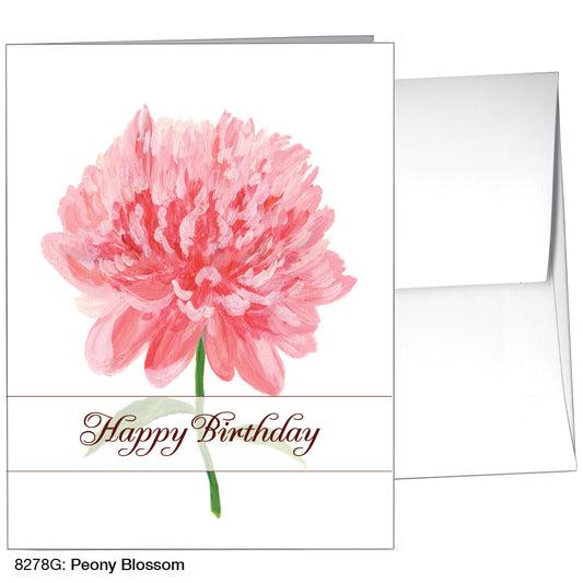 Peony Blossom, Greeting Card (8278G)