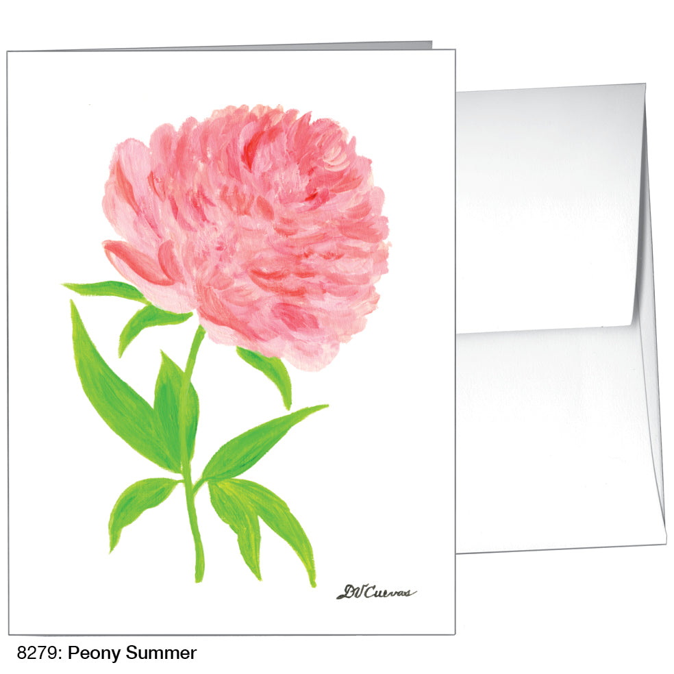 Peony Summer, Greeting Card (8279A), A2 Card, printedcanvas.com