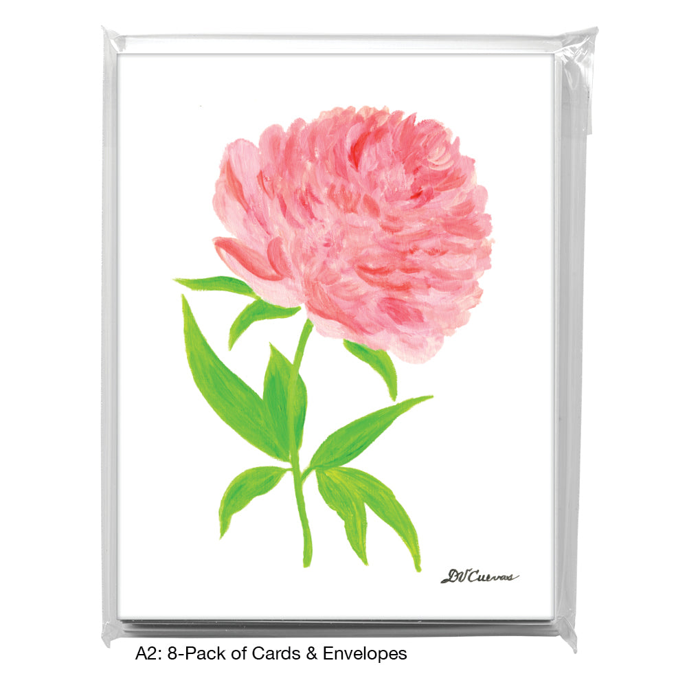 Peony Summer, Greeting Card (8279A), A2 8-Pack, printedcanvas.com