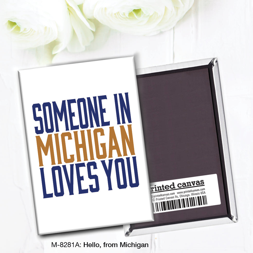 Hello, from Michigan, Magnet (M-8281A)