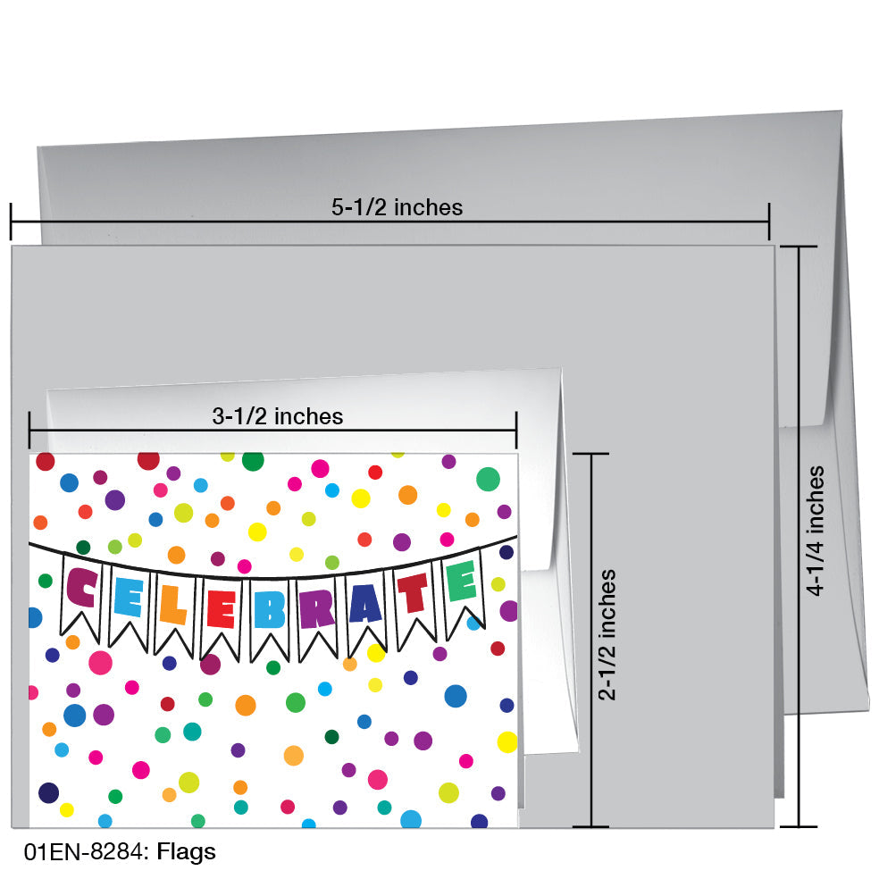 Flags, Greeting Card (8284A), Enclosure, printedcanvas.com