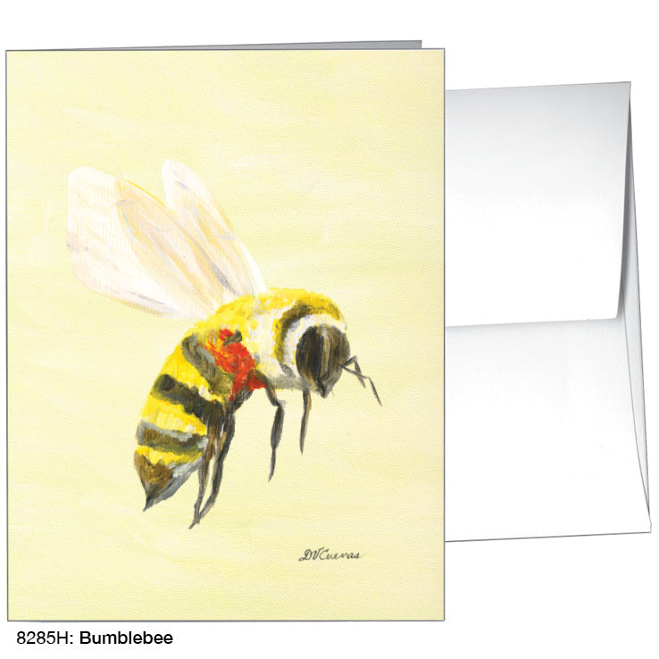Bumblebee, Greeting Card (8285H), A2 Card Front, www.printedcanvas.com